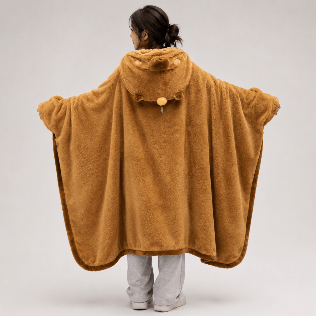 🦫🤎 COZY CAPYBARA BLANKET HOODIE