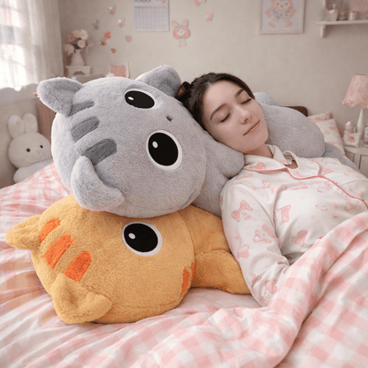 Long Cuddle Cat Plushie 🐱🤍