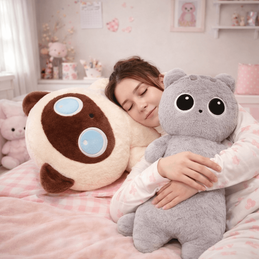 Long Cuddle Cat Plushie 🐱🤍