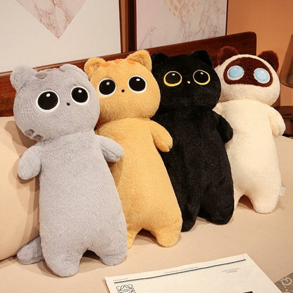 Long Cuddle Cat Plushie 🐱🤍