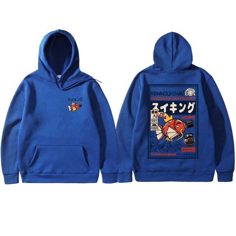 🐟🇯🇵 JAPANESE FISH GRAPHIC HOODIE