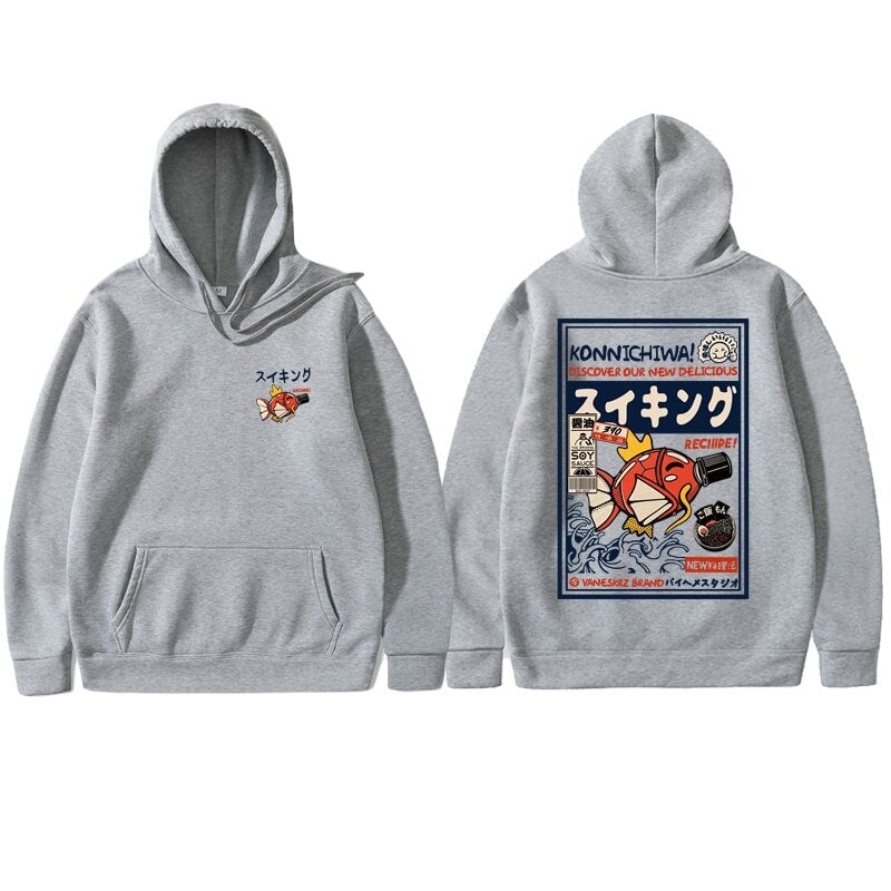 🐟🇯🇵 JAPANESE FISH GRAPHIC HOODIE