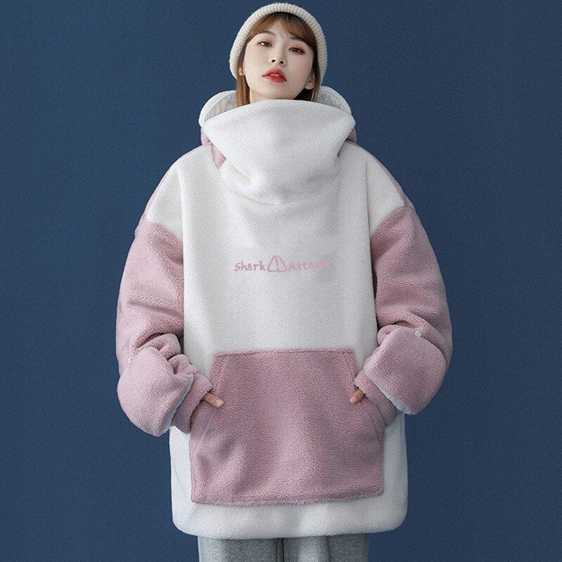 🦈💙 FLUFFY SHARK HOODIE
