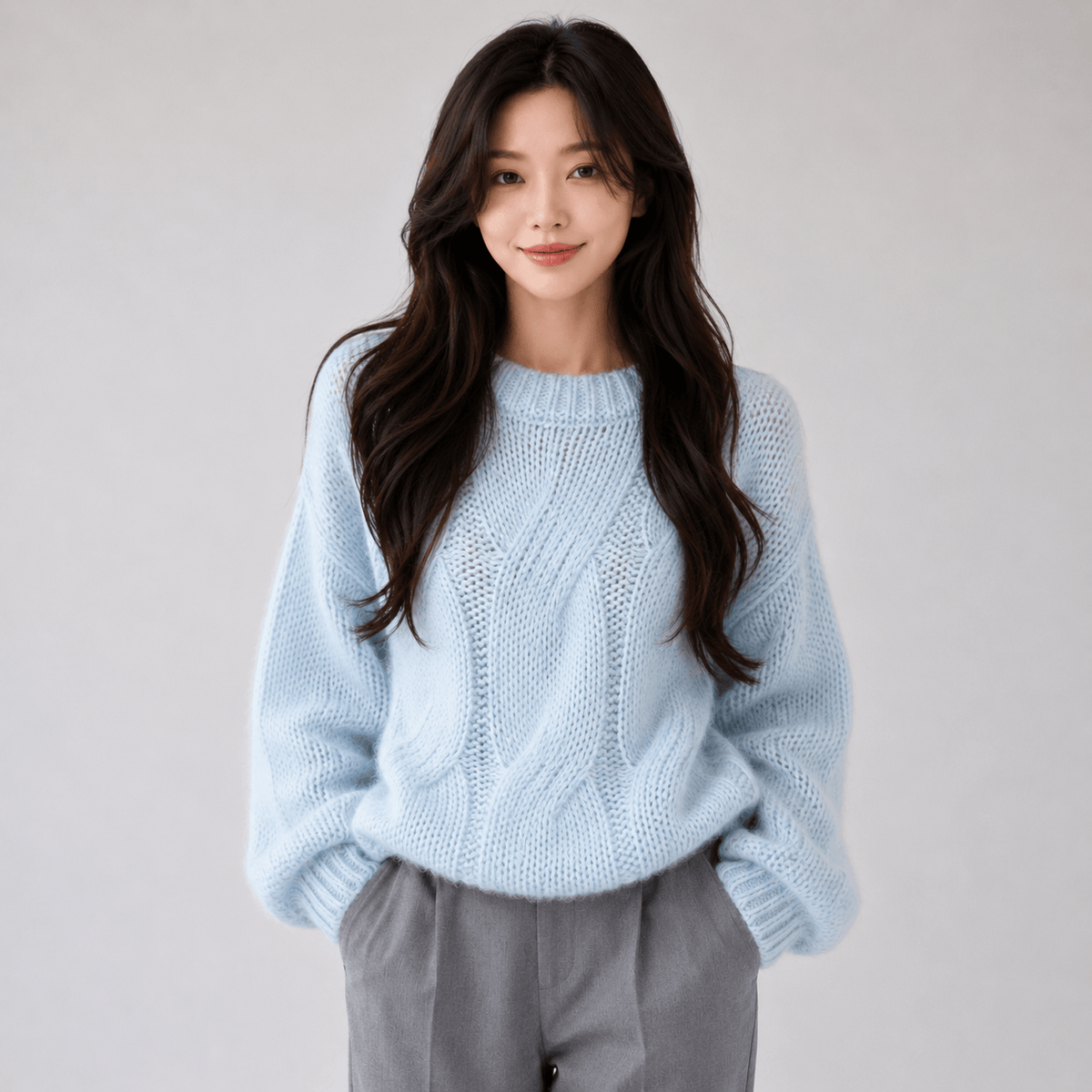 🤎 CHUNKY TWIST VINTAGE KNIT SWEATER