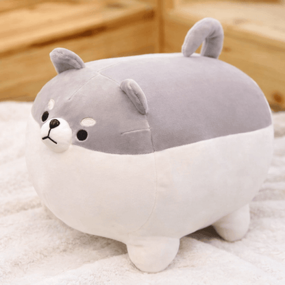 Grumpy Shiba Trio Plushies 🐶🤎
