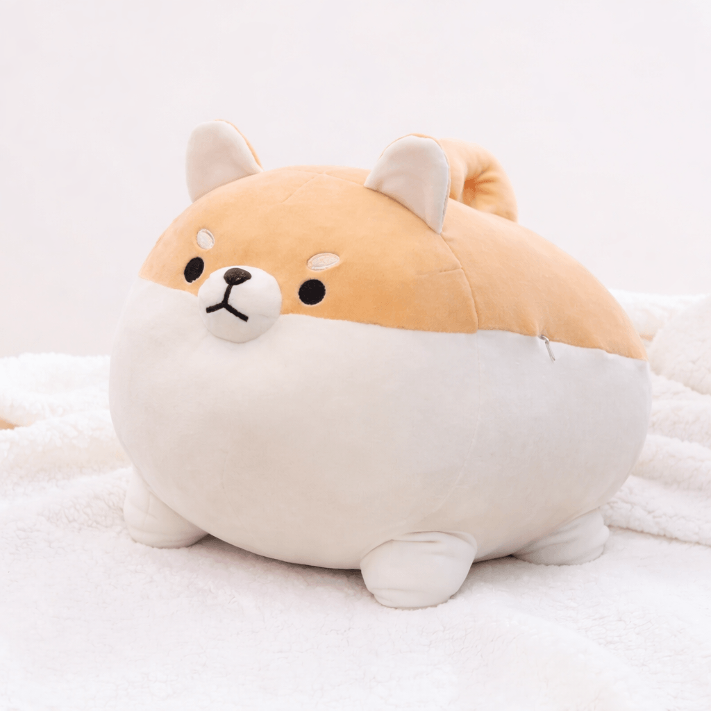 Grumpy Shiba Trio Plushies 🐶🤎