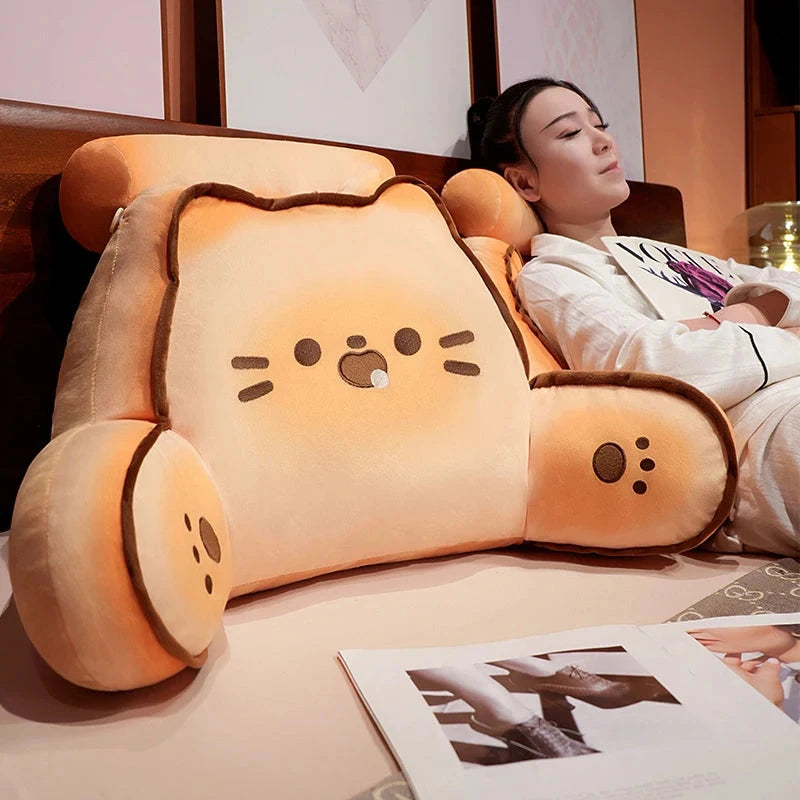🍞🐱 BREAD ANIMAL BACKREST PLUSH