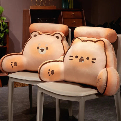 🍞🐱 BREAD ANIMAL BACKREST PLUSH