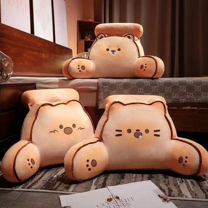 🍞🐱 BREAD ANIMAL BACKREST PLUSH