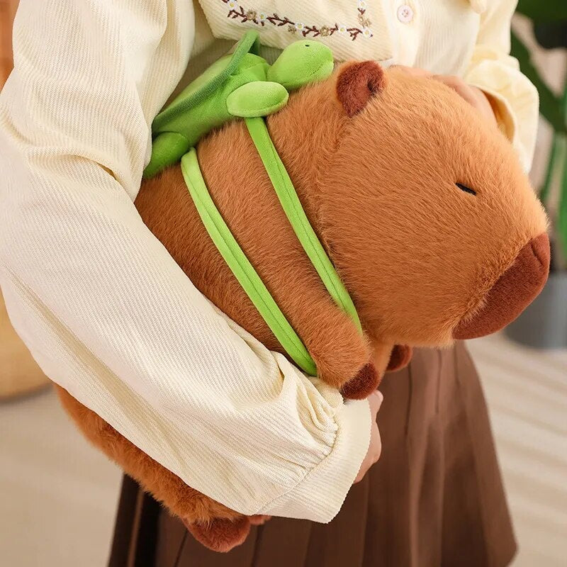 Turtle Backpack Capybara Plushie 🐹🐢