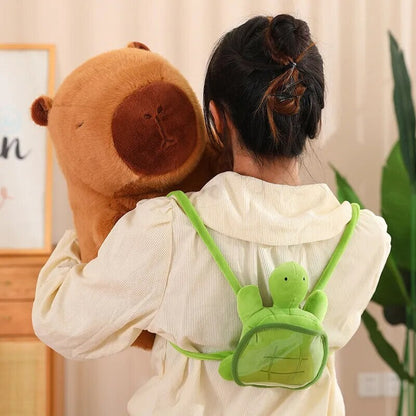 Turtle Backpack Capybara Plushie 🐹🐢