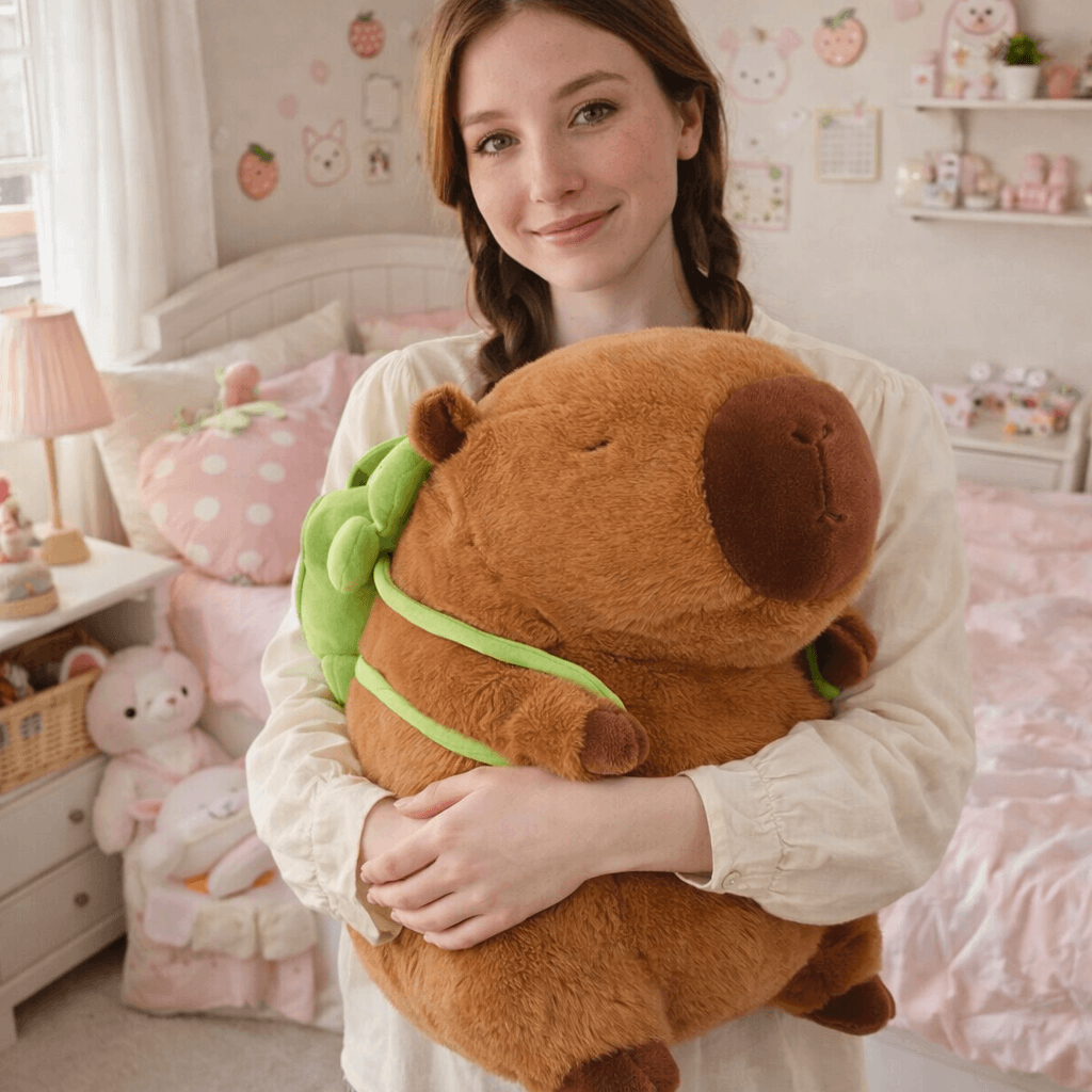 Turtle Backpack Capybara Plushie 🐹🐢