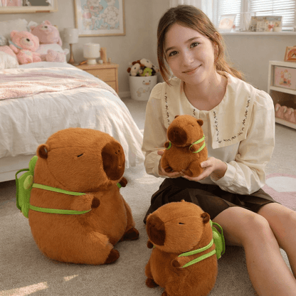 Turtle Backpack Capybara Plushie 🐹🐢