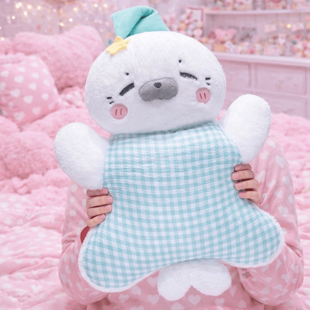 🐘🐰 PASTEL ANIMAL CUDDLE CUSHION