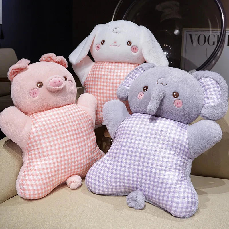 🐘🐰 PASTEL ANIMAL CUDDLE CUSHION