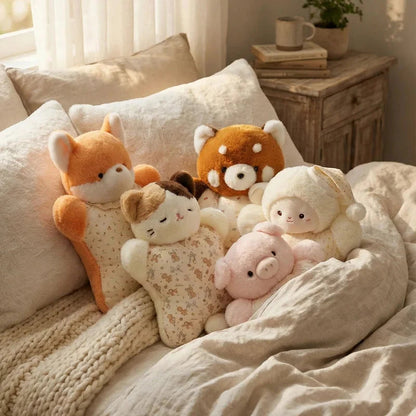 🐻🦊 COZY PET ANIMAL CUDDLE CUSHION