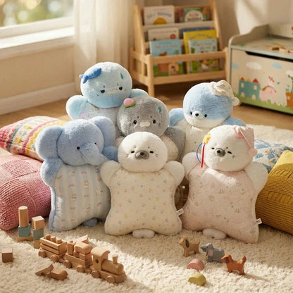 🐻🦊 COZY PET ANIMAL CUDDLE CUSHION