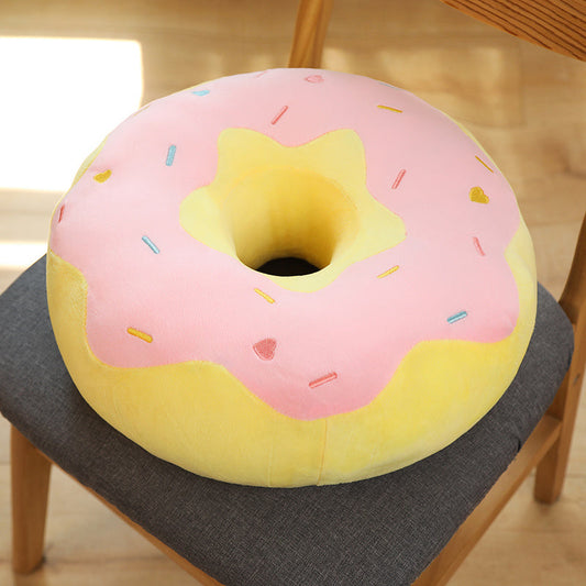🍩🌸 PASTEL DONUT CUSHION PLUSH