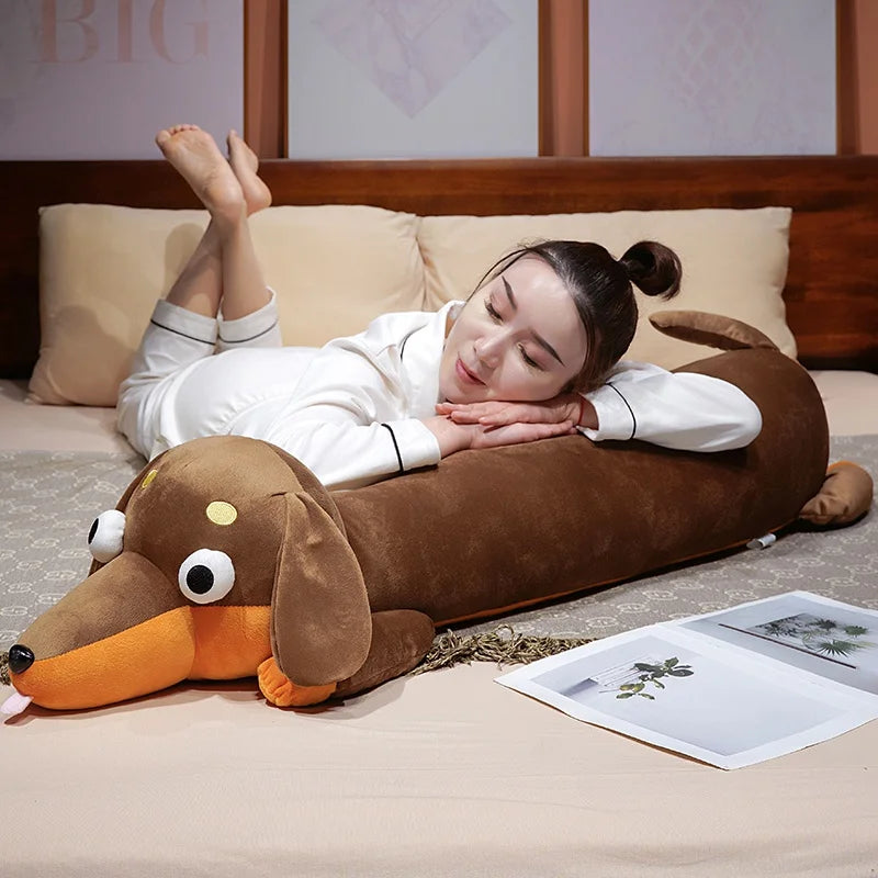 Long Snuggly Sausage Dog Plush 🐶