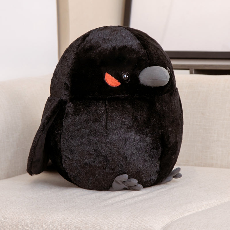 🐦🖤 ROUND CHONKY BIRD PLUSHIES