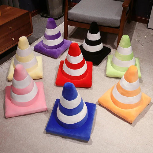 🚧🧡 SOFT TRAFFIC CONE PLUSHIE