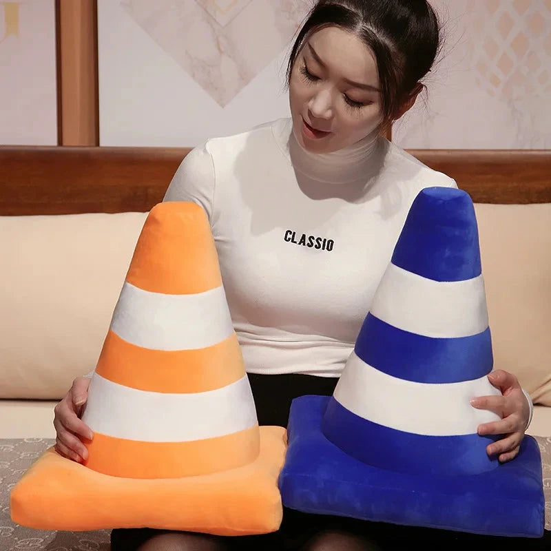 🚧🧡 SOFT TRAFFIC CONE PLUSHIE
