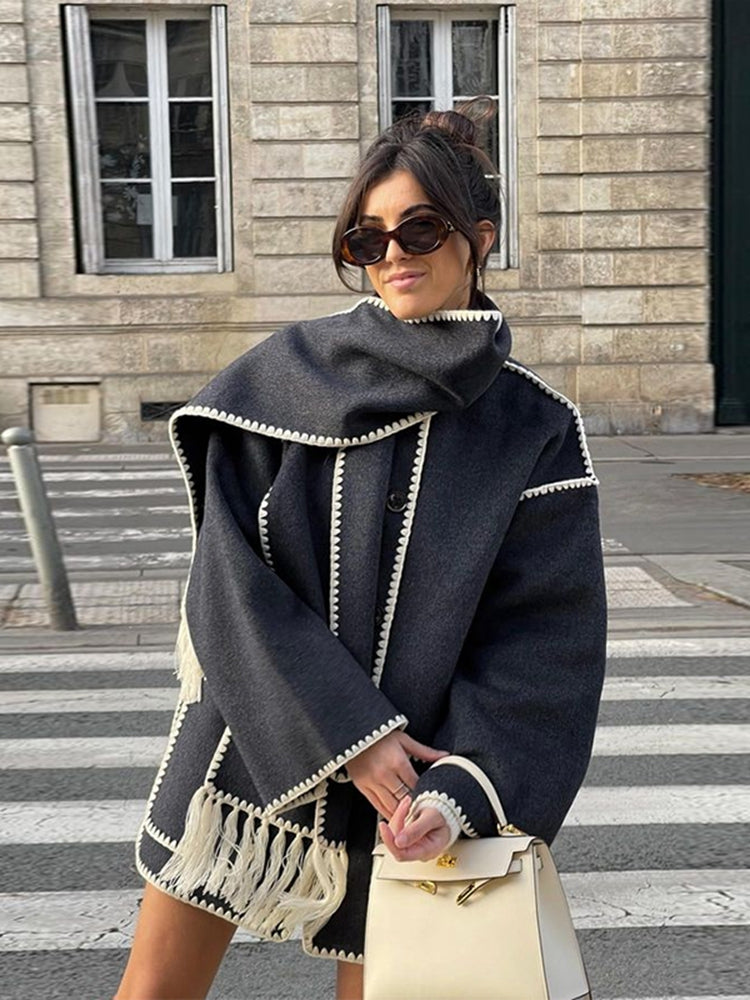 MIRELLE | Scarf Coat