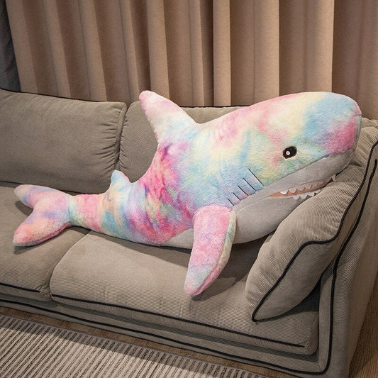 🦈🌈 FUZZY GALAXY SHARK PLUSHIE