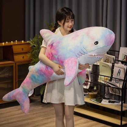 🦈🌈 FUZZY GALAXY SHARK PLUSHIE