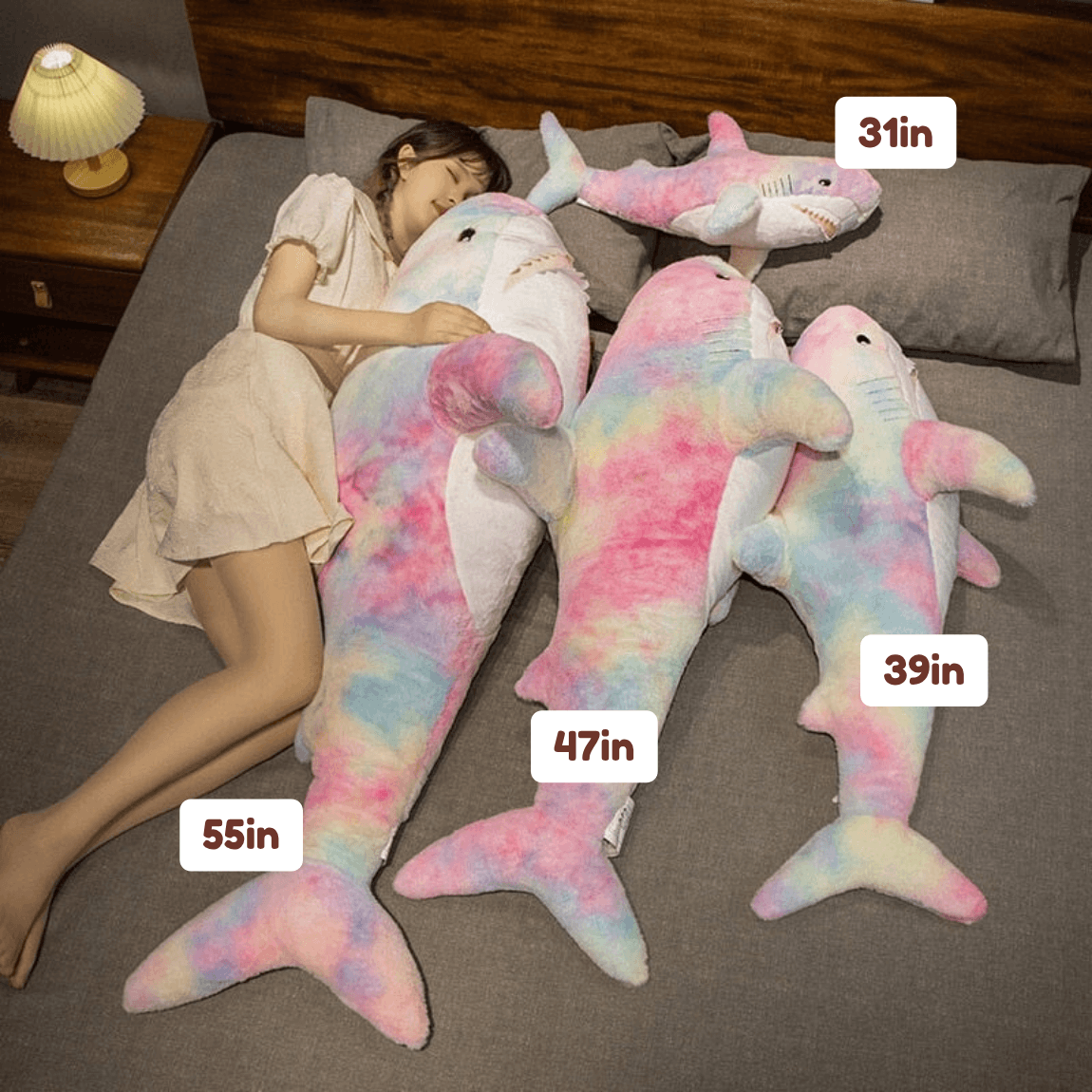 🦈🌈 FUZZY GALAXY SHARK PLUSHIE