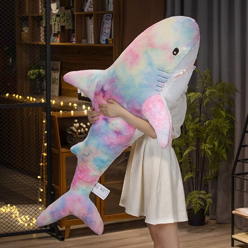 🦈🌈 FUZZY GALAXY SHARK PLUSHIE