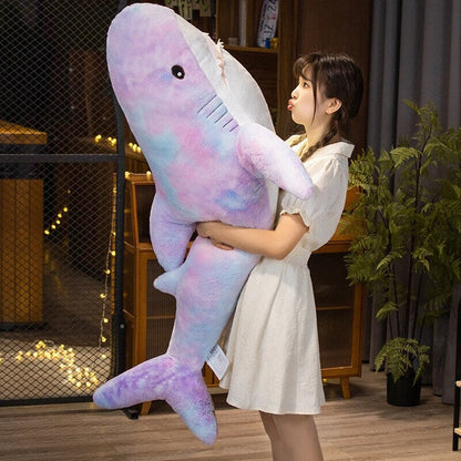 🦈🌈 FUZZY GALAXY SHARK PLUSHIE