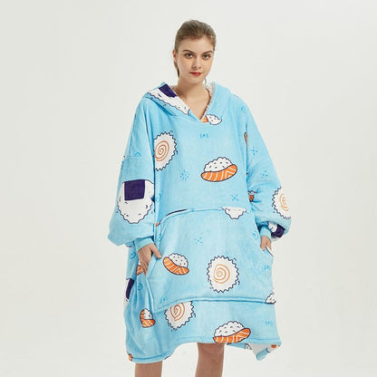 🍣💙 SUSHI BLANKET HOODIE