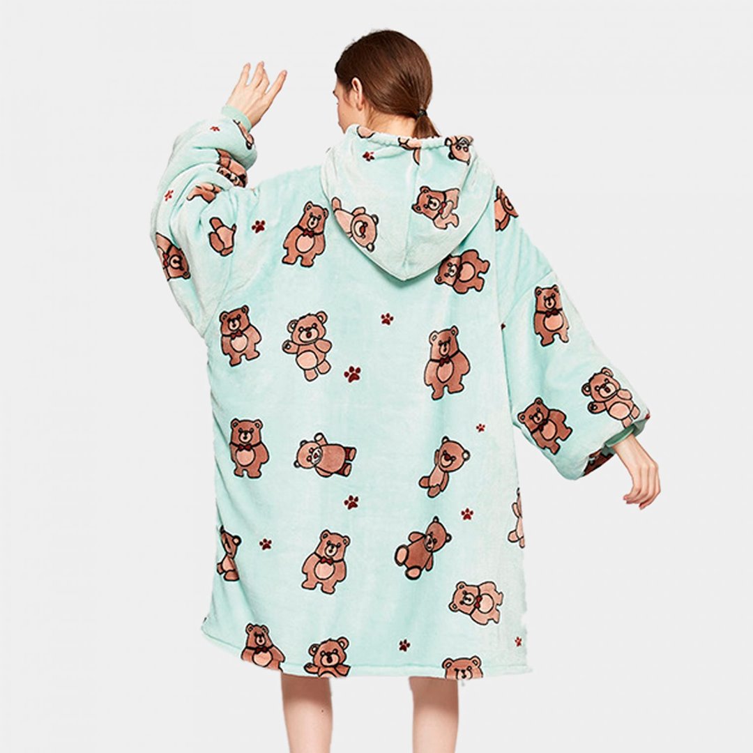 🐻🤎 BROWN BEAR BLANKET HOODIE