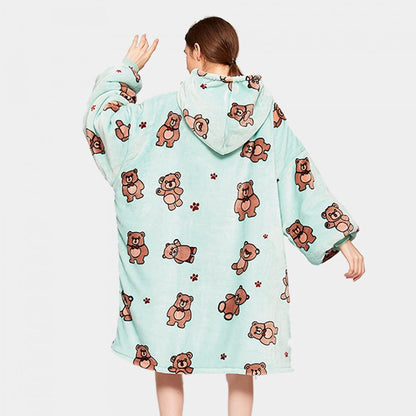 🐻🤎 BROWN BEAR BLANKET HOODIE